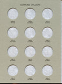 Coin Folder - Eisenhower & Anthony Dollars 1971 to 1999 Set - Harris Album 2699