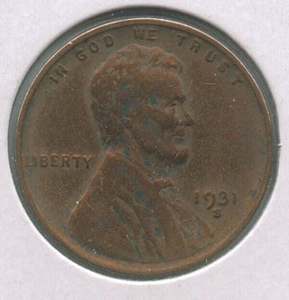 1931-S Lincoln Wheat Cent 1C San Francisco Mint - ER948