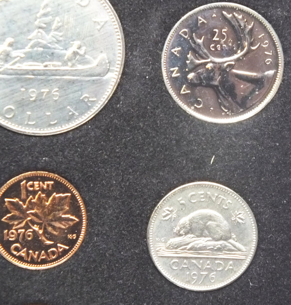 1976 Canada Uncirculated Coin Set Collection - A464