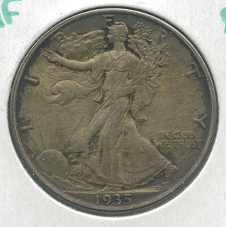 1935 P Silver Walking Liberty Half Dollar 50C Philadelphia Mint -ER33