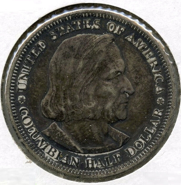 1893 Columbian Exposition Chicago Silver Half Dollar Commemorative Coin - A513