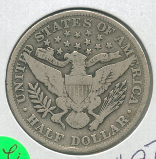 1902-P Silver Barber Half Dollar 50c Philadelphia Mint  - KR270