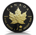 2023 Canada Maple Leaf 1 Oz Silver Black Platinum & 24K Gold Coin JP565