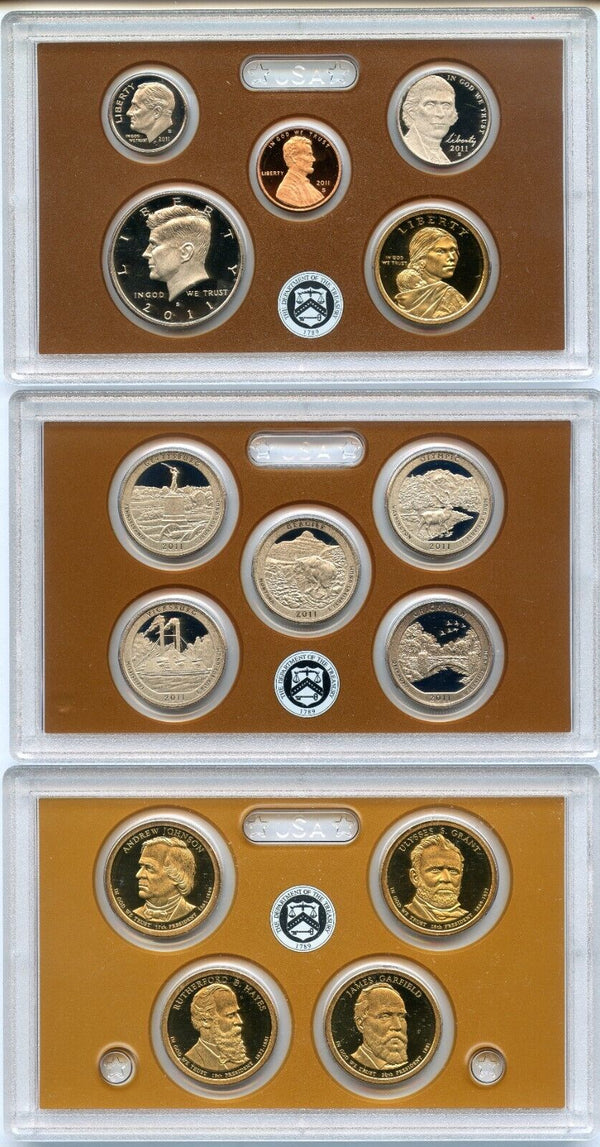 2011-S United States US Proof Set 14 Coin Set San Francisco Mint