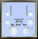 My Birth Year Capital Plastics Coin Holder for US Coin set DM364