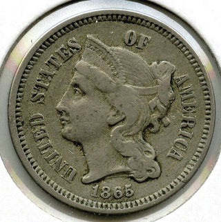 1865 3-Cent Nickel - Three Cents - E656