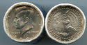 2001 Kennedy Half Dollar $10 Coin Rolls US Mint OGP Denver Philadelphia - BX584
