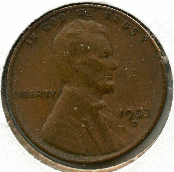 1933-D Lincoln Wheat Cent Penny - Denver Mint - BX20