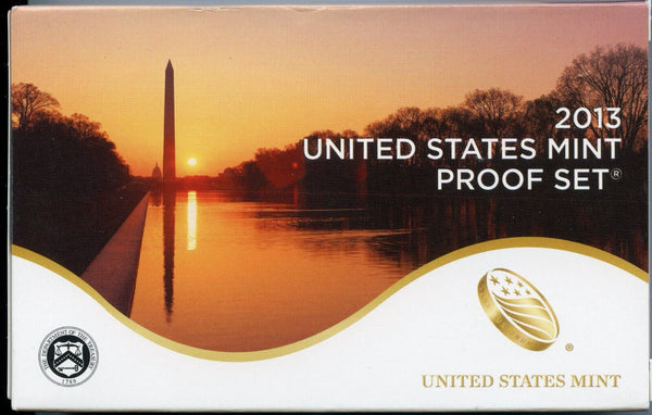 2013-S United States US Proof Set 14 Coin Set San Francisco Mint