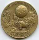 1872 - 1972 National Parks Centennial Old Faithful Medal Art Co New York - B597