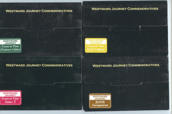 2005 Jefferson Nickel Westward Journey 4 Set 8 Coins -DN524