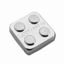 Building Blocks LEGO 1/4 Troy Oz 999 Fine Silver Bar Stackable 2x2 - JN898