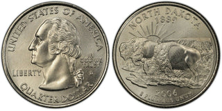 2006-D North Dakota Statehood Quarter 25C Uncirculated Coin Denver mint 078