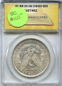 1882-O  Morgan Silver Dollar ANACS AU 55 $1 New Orleans Mint - DM820