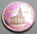 International Shrine St Jude Thaddeus 999 Silver 3/4 oz Medal New Orleans CC553
