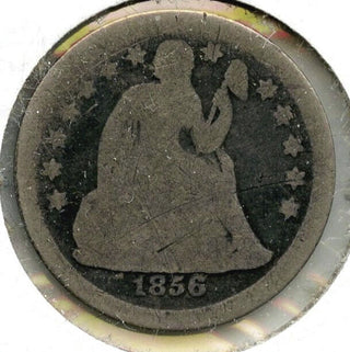 1856 Seated Liberty Silver Dime - Small Date - Philadelphia Mint - B885