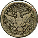 1914 Barber Silver Quarter - Philadelphia Mint - JL766