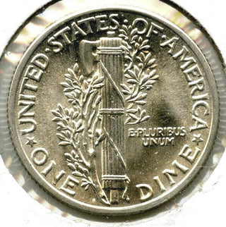 1942 Mercury Silver Dime - Uncirculated - Philadelphia Mint - G815