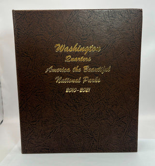 National Parks 2010-2021 Washington quarters Dansco 7145 Complete Album- KR384