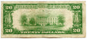 1928 $20 Federal Reserve Note Chicago Illinois Bank Currency - Twenty - A157
