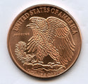 Walking Liberty Eagle United States of America 1 Oz Copper 20 Rounds Roll JM386