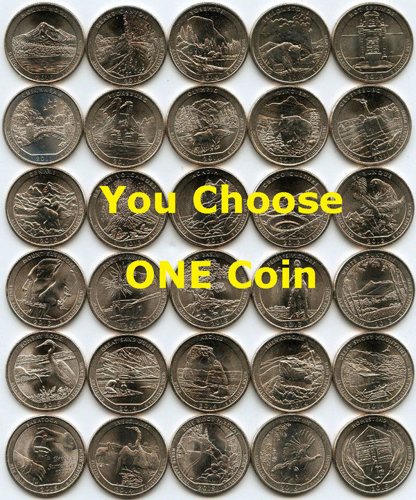 Your Choice 2010 - 2018 National Park ATB America the Beautiful - D Mint Quarter