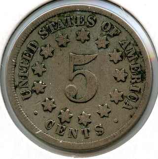 1868 Shield Nickel - Five Cents - CA646