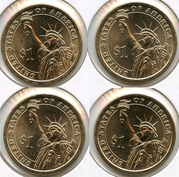 2010-P Presidential Dollar Coin Set - Fillmore Pierce Lincoln Buchanan - AL131