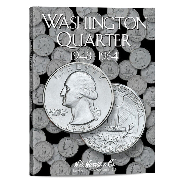 Coin Folder - Washington Quarter 1948 - 1964 Set - Harris Album 2689