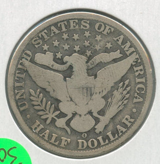 1909-O Silver Barber Half Dollar 50c New Orleans Mint  - KR309