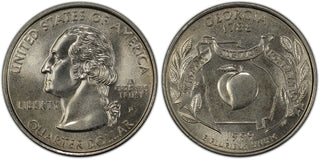 1999 Georgia State Quarter - Uncirculated - Philadelphia Mint 007