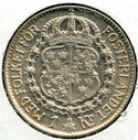 1940-G Sweden Silver Coin 1 Krona - Gustaf V - BX880