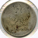 1928 Poland Coin 5 Zlotych Polska - CC673