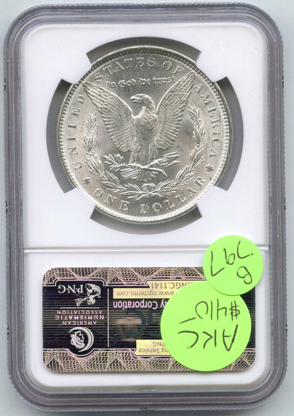 1887 Morgan Silver Dollar NGC MS66 Olathe Hoard US Treasury Bags - B797