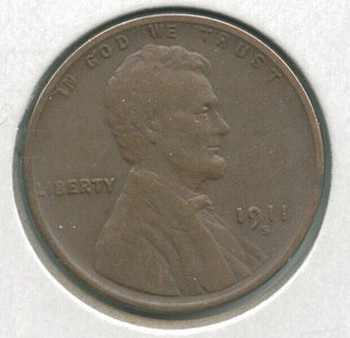1911 S Lincoln Wheat Cent 1C San Francisco Mint - ER240