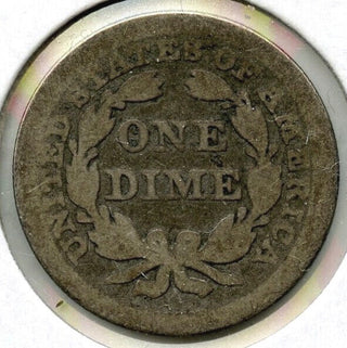 1844 Seated Liberty Silver Dime - Philadelphia Mint - Rare Coin - C982