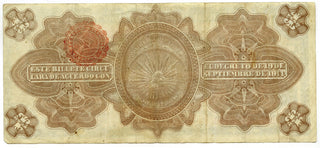 1915 Mexico Peso Currency Bank Note - Veracruz Gobierno Provisional - H121