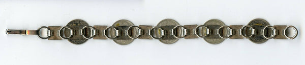 American Coin Bracelet USA 3-Cent Nickel & Seated Liberty Silver Dimes - JN805