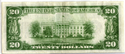 1928 $20 Fedral Reserve Currency Note  -Demand Note -
