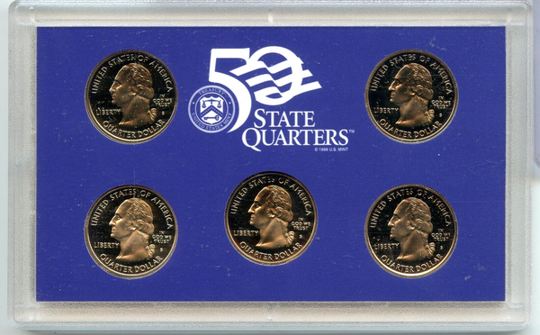 2001 United States 50 State Quarters -Coin Proof Set - US Mint OGP