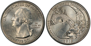 2015-D Blue Ridge Parkways North Carolina NP ATB 25C Unc Quarter Denver mint 056