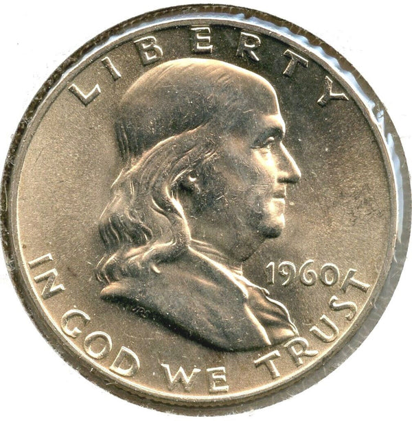 1960-D Franklin Silver Half Dollar - Uncirculated - Denver Mint - CC381