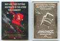 Star Trek V Art 9999 Silver Ingot Medal 1994 Paramount Motion Picture - CC443