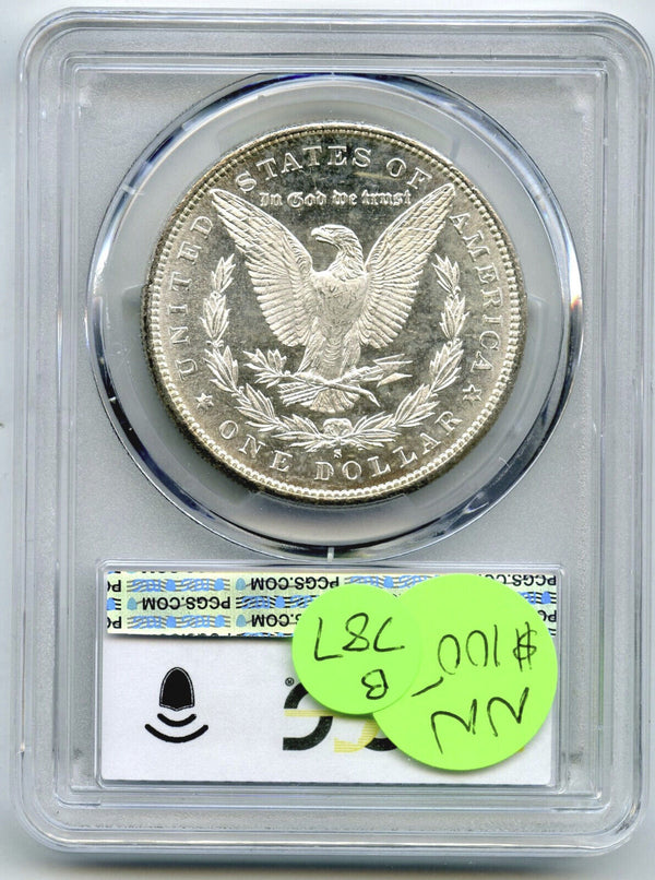 1881-S Morgan Silver Dollar PCGS MS 63 Certified - San Francisco Mint - B787