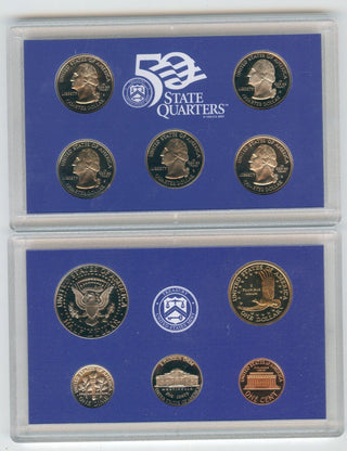 2000-S  United States US Proof Set 10 Coin Set San Francisco Mint