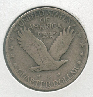 1929-S Silver Standing Liberty Quarter 25c San Francisco Mint - KR84