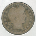 1893-P Silver Barber Quarter 25c Philadelphia Mint - KR119