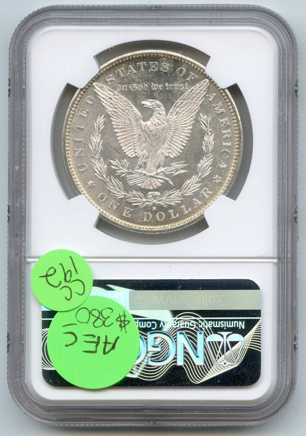 1879-S Morgan Silver Dollar NGC MS66 Certified - San Francisco Mint - CC192
