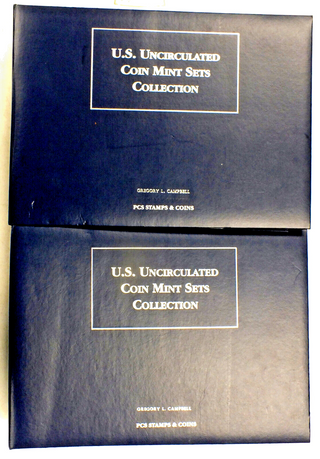 1965 - 2016 U.S. Uncirculated Coin Mint Sets Collection 68 Pages/Panels -DM352