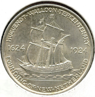 1924 Huguenot Walloon Tercentenary Silver Half Dollar - Commemorative Coin G252